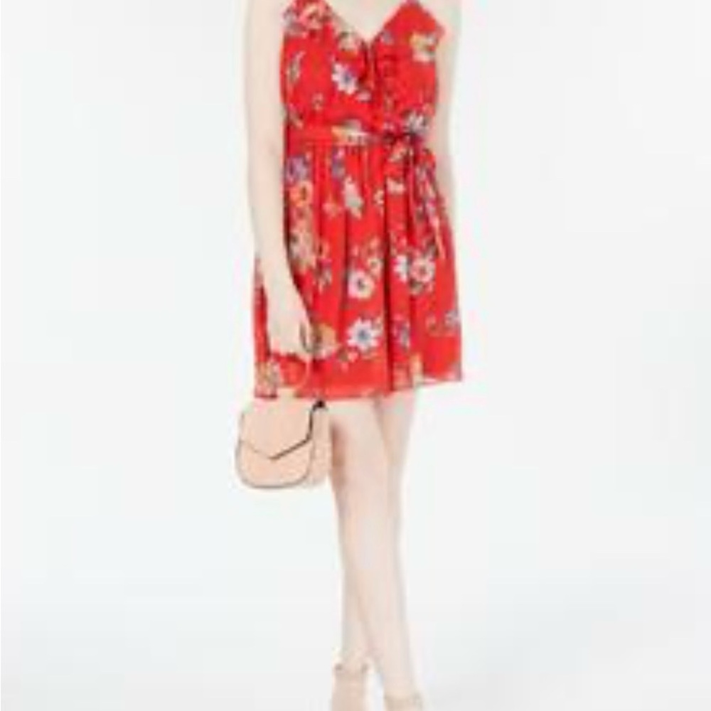 BCX Red Sweetheart Mini Sundress
